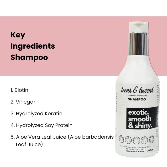 Clarifying Shampoo For Kids & Teenagers (Ages 7-18) 300 ML (Pack of 2) (600 ml) - Image 3