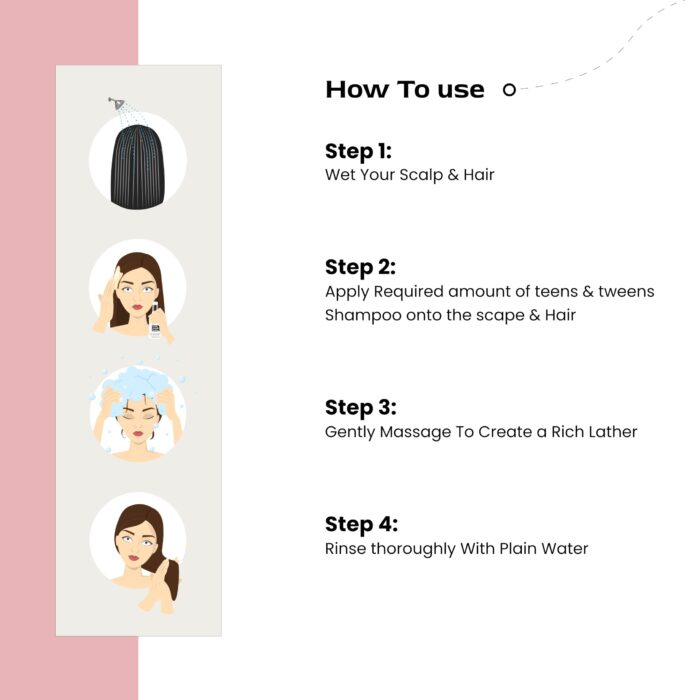 Clarifying Shampoo For Kids & Teenagers (Ages 7-18) 300 ML (Pack of 2) (600 ml) - Image 4