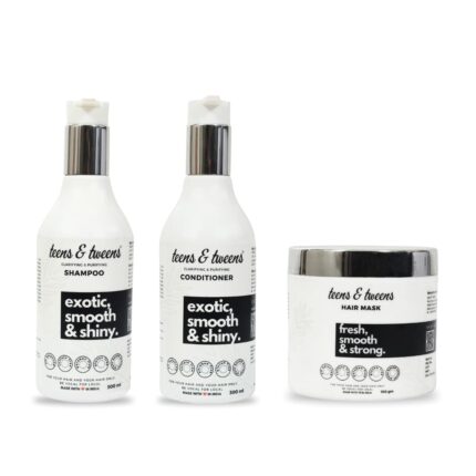 Clarifying & Purifying Shampoo & Conditioner 300ml each + Hair Mask (100g) Pack of 3 (700 ml)